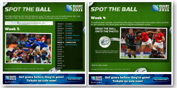 Spot The Ball RWC2011
