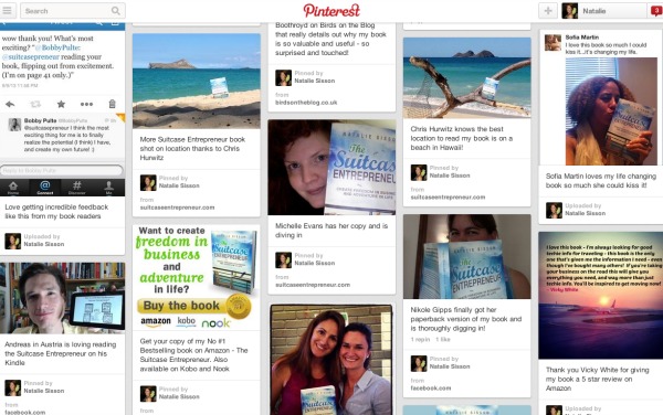 Suitcase Entrepreneur book pinterest board