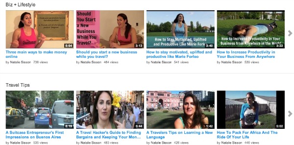 YouTube playlists