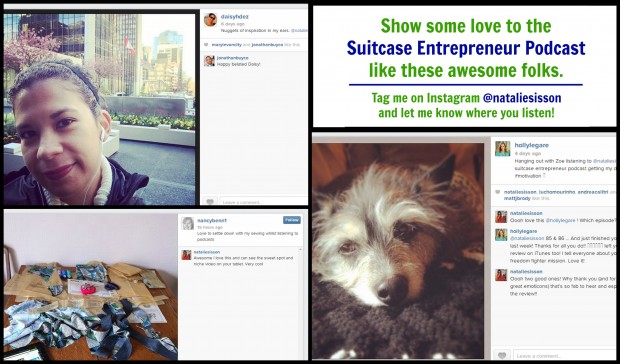 Click here to see some of my awesome Podcast listeners!