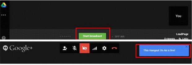 Start a Hangout