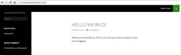 New WordPress site replacing TSE