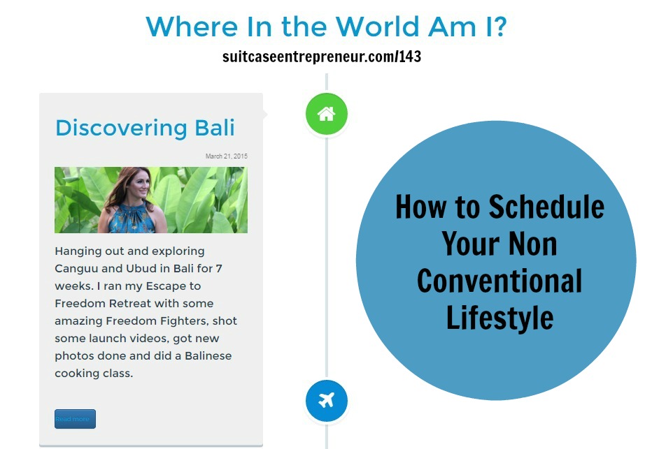 [TSE 143] How to Schedule Your Non Conventional Lifestyle