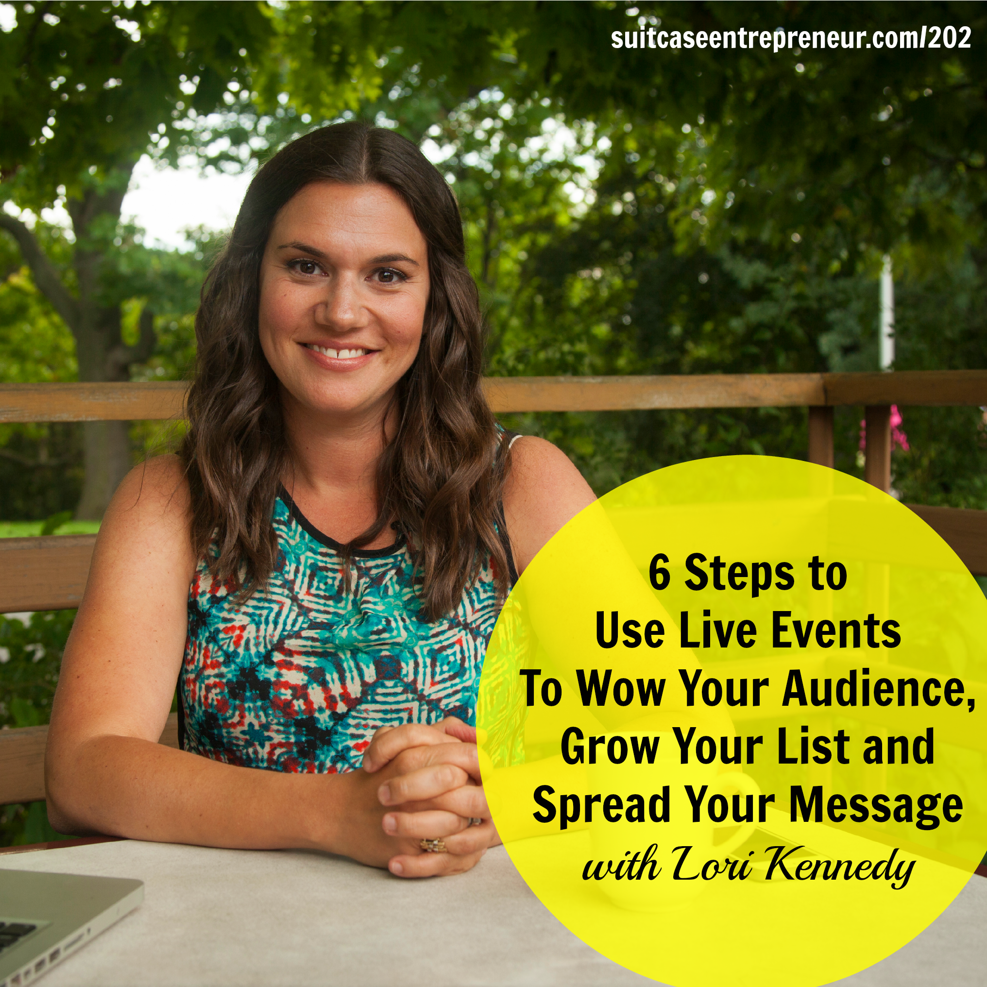 [202] 6 Steps to Use Live Events To Wow Your Audience, Grow Your List and Spread Your Message with Lori Kennedy